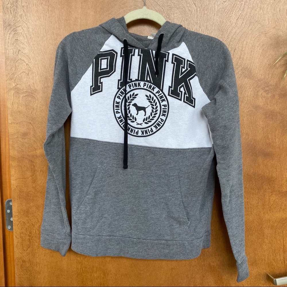 vs pink  grey and white lounge set